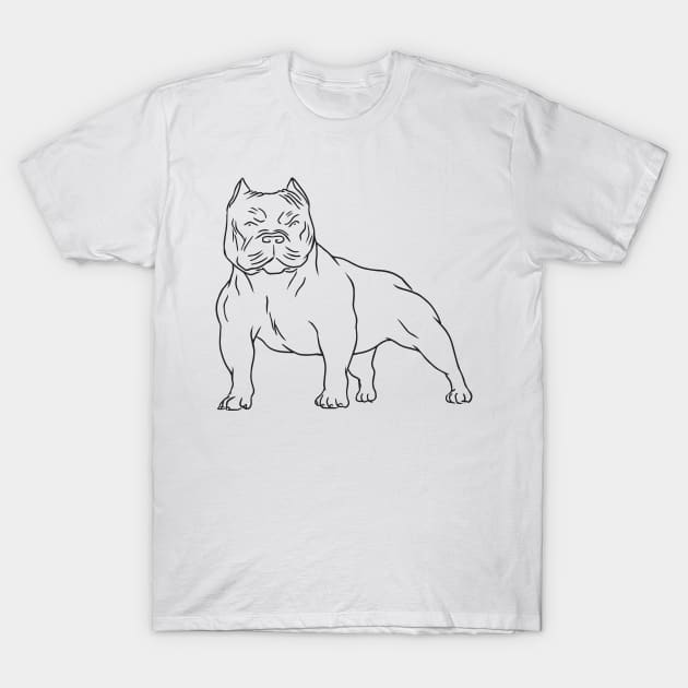 pitbull T-Shirt by gustoprints